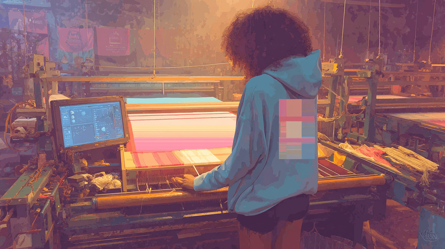 So you end up with a practice that is both more fragmented and more connected: fragmented in terms of identities, outputs, and processes, connected through shared substrate and visible lineage. | DIGITALAX CC0 Web3 Fashion | The Manufactory